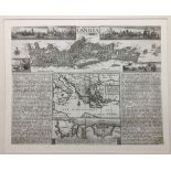 WENCESLAUS HOLLAR (1607-1677) Czechoslovakian The Island and Kingdom of Candia 1672, (P.