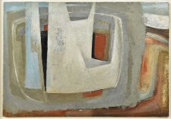 BILLIE WATERS (1896-1979) British (AR) Cornish Abstract Oil on board 66 x 47 cm,