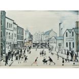 LAURENCE STEPHEN LOWRY (1887-1976) British (AR) Level Crossing,