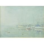 MARGARET GLASS (born 1950) British (AR) River Mist, Woodbridge Pastels Signed and dated 94,