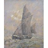 GEOFF MARSTERS (20th century) British (AR) Movement Pastels Signed with initials,