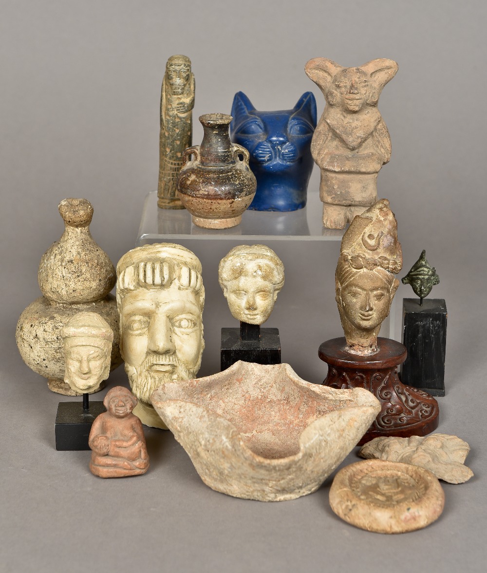 A quantity of various antiquities (Quantity) CONDITION REPORTS: Sold as seen.