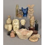 A quantity of various antiquities (Quantity) CONDITION REPORTS: Sold as seen.