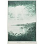 MICHAEL RICHECOEUR (born 1946) British (AR) Bouley Bay Limited edition aquatint Signed,