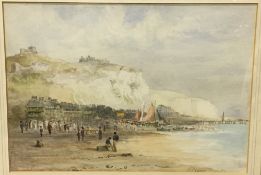ENGLISH SCHOOL (19th/20th century) Coastal Scene Watercolour Signed,
