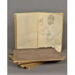 CECIL ROSS BURNETT (1872-1933) British Eight artist's sketch books,