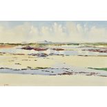 MARY HOLDEN BIRD (1900-1978) British (AR) Coastal Scene Watercolour Signed with monogram 50.