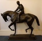 After ISIDORE JULES BONHEUR (1827-1901) French Le Grand Jockey Bronze,