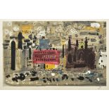 JOHN PIPER (1903-1992) British (AR) Halifax Limited edition printers proof screen print Signed with