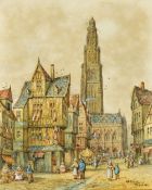 HENRI SCHAFER (1833-1916) French Bruges