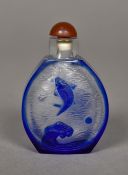 A Peking cameo glass snuff bottle Decor