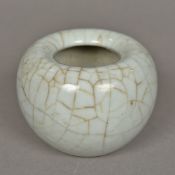 A Chinese crackle glaze porcelain bowl