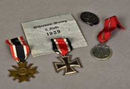 A group of three German World War II med