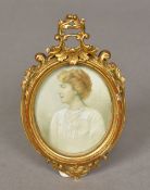 An early 20th century miniature portrait