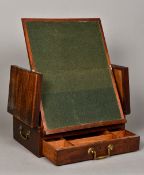 A George III mahogany travelling writing