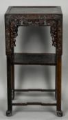 An early 19th century Chinese zitan wood