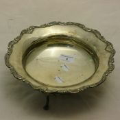 A silver footed bowl