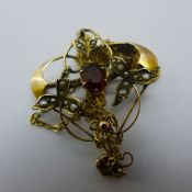 An Edwardian 9 ct gold,