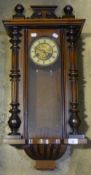 A Victorian Vienna wall clock