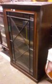 A 19th century mahogany glazed bookcase