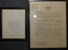 Two certificates,