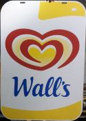 A 'Wall's' advertising sign