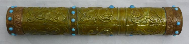 A Chinese scroll holder