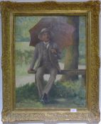 Man With a Red Umbrella,