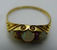 An 18 ct gold,