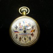 An Ingersol European war souvenir pocket watch