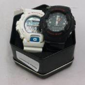 Two Casio G-Shock watches