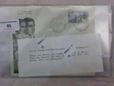 First day covers commemorating the wedding of Edward Windsor and Wallace Simpson