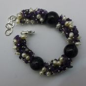 An amethyst bracelet