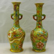 A pair of 19th century Chinese porcelain vases