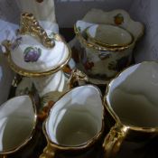 Two boxes of decorative china and glass