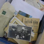 A quantity of stamps, ephemera, etc.