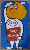 An Esso pictorial advertising enamel sign
