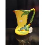 A Burleigh ware jug with kingfisher design