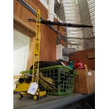 A diecast mobile tower crane