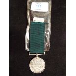 An Edward VII volunteer Long Service And Good Conduct medal awarded to 1136 Sgt. R.S. STEWART 6th V.