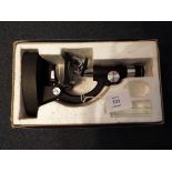 A boxed junior microscope