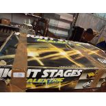 An Scalextric 'Night Stages' racing set