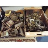 A selection of vintage engineer's tools and accessories to include taps, dies, drill bits,
