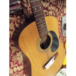 A Samick acoustic twelve string guitar model No LW-016.