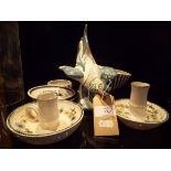 A selection of Rye Pottery to include David Sharp cockerel