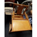 A mid-20thC metamorphic child's high chair