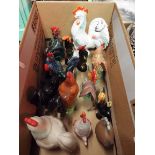 A large selection of china cockerels and hens