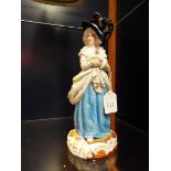 A French Charenton-Saint-Maurice porcelain figurine of female in classical dress