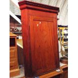 A 19thC mahogany corner cabinet