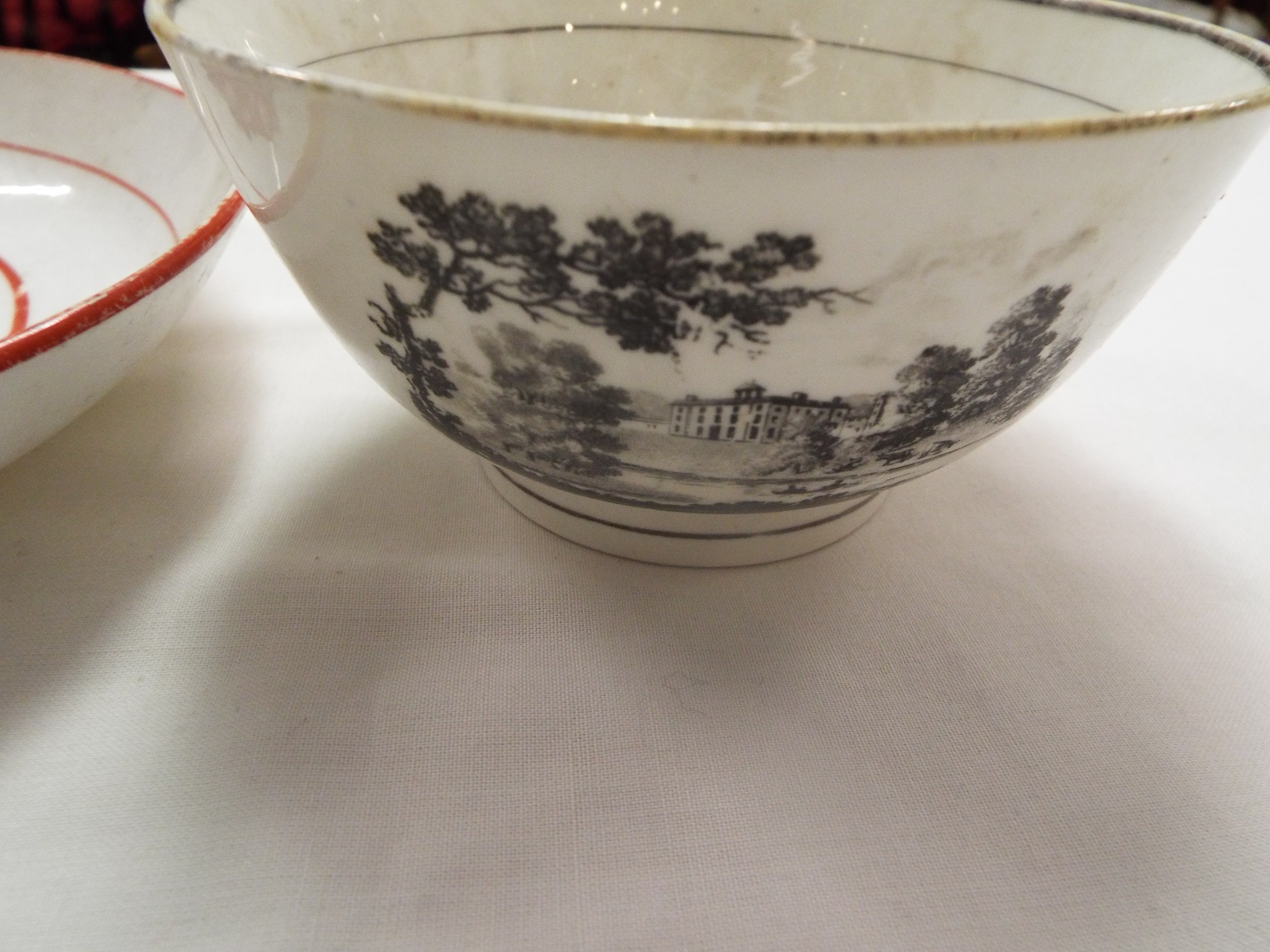 An antique 'God Speed the Plough' farmer's loving cup, lusterware dish, posy vase (possibly Minton), - Image 12 of 13